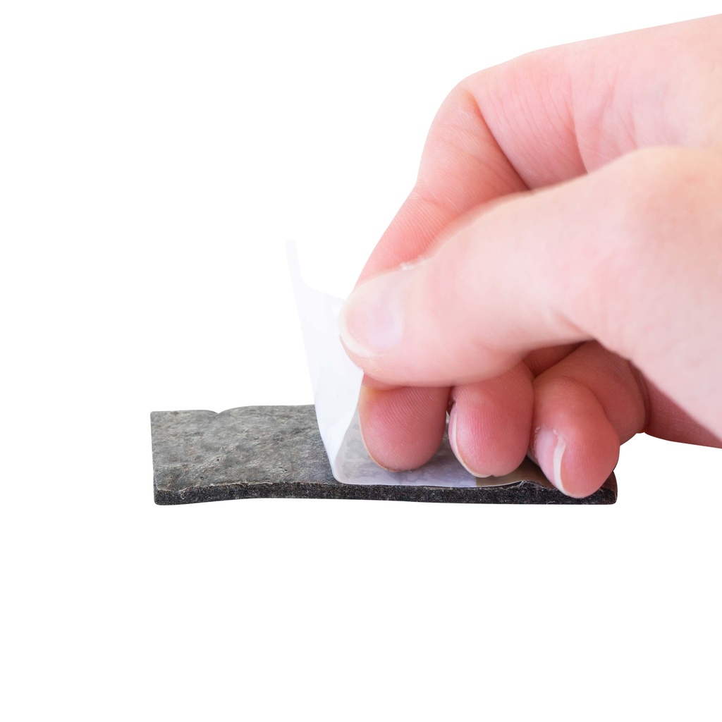 Filzstreifen selbstkl. STANDARD-3,0mm stark (L) 5m | braun | Breite: 25